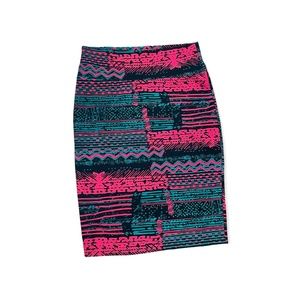 L LuLaRoe Cassie Pencil Skirt Hot Pink Large